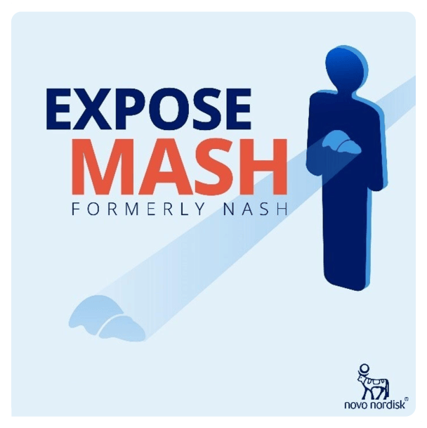 Expose MASH formerly NASH podcast logo