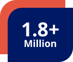 1.8 plus million icon